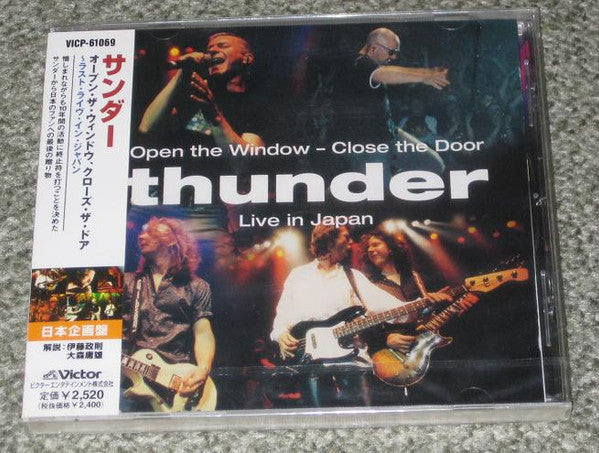 Thunder – Open The Window - Close The Door: Live In Japan - CD JAPONES OFERTA