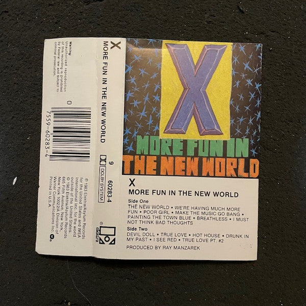 X  More Fun In The New World - Cassette