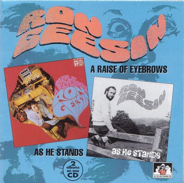 Ron Geesin  A Raise Of Eyebrows / As He Stands - Cd