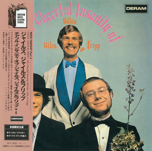 Giles, Giles And Fripp – The Cheerful Insanity Of Giles, Giles And Fripp - CD Japonés (Con Obi)