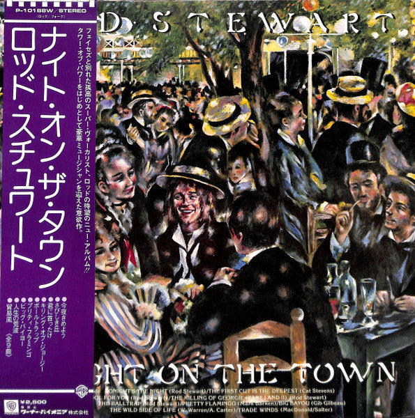 Rod Stewart – A Night On The Town - Vinilo Japonés (Con Obi)