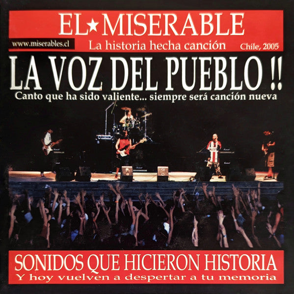 Los Miserables – La Voz Del Pueblo - CD DE EPOCA EDICION CHILENA