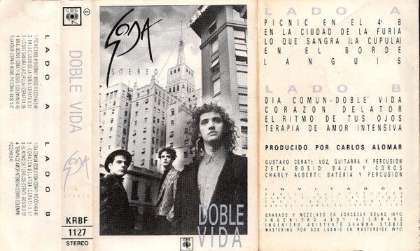 Soda Stereo  Doble Vida - Cassette