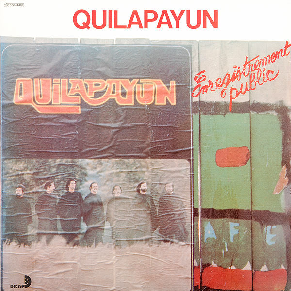 Quilapayún – Enregistrement Public VINILO DE EPOCA
