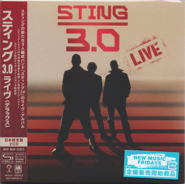 Sting – 3.0 Live - CD japones