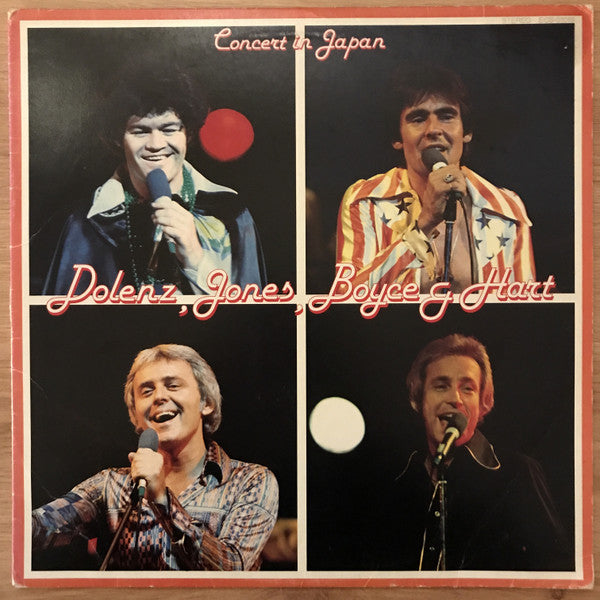 Dolenz, Jones, Boyce & Hart – Concert In Japan - Vinilo Japonés (Sin Obi)