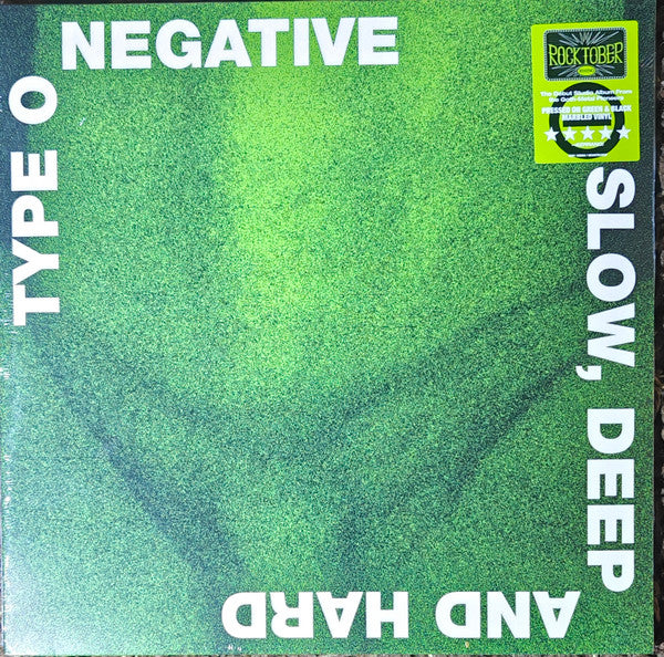 Type O Negative  Slow, Deep And Hard - Vinilo
