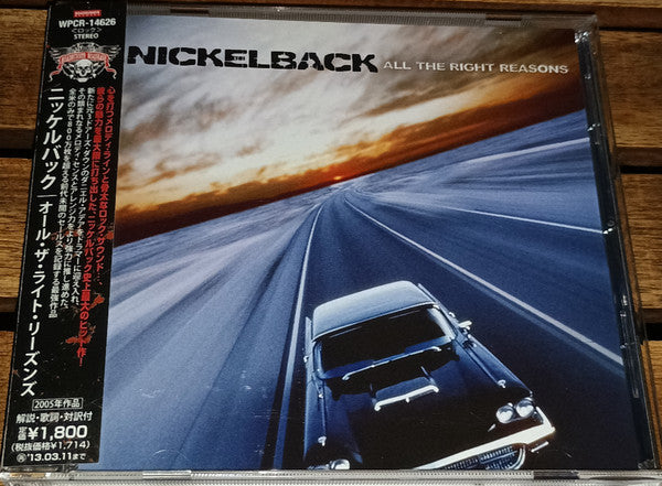 Nickelback – All The Right Reasons - Cd Japones