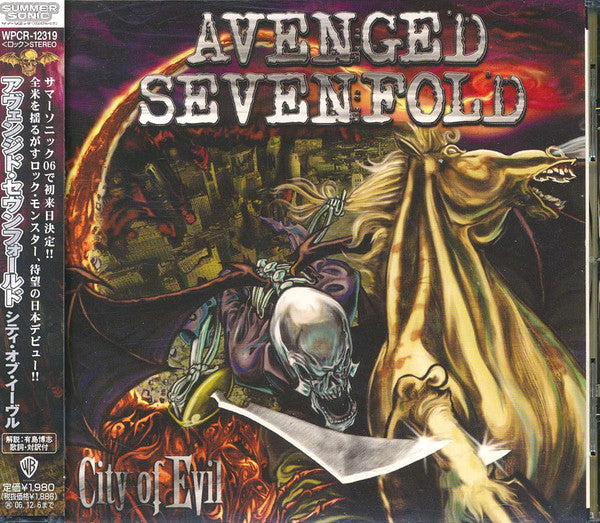 Avenged Sevenfold  City Of Evil - Cd Japones