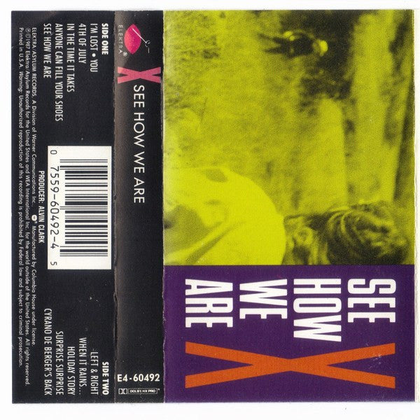 X – See How We Are - Cassette