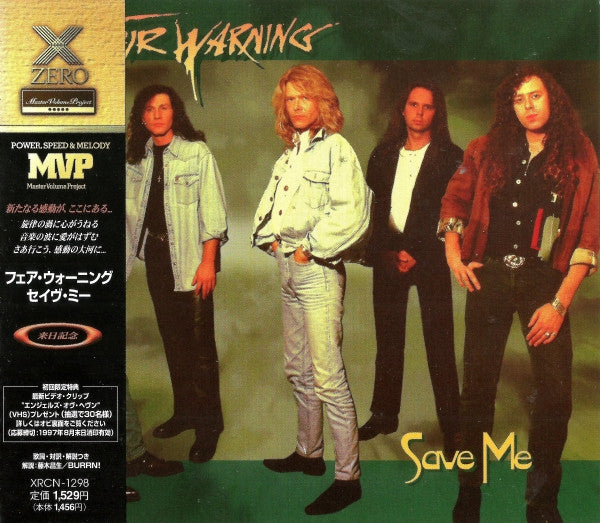 Fair Warning – Save Me - CD JAPONES