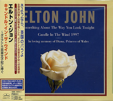 Elton John – Something About The Way You Look Tonight / Candle In The Wind 1997 - CD JAPONES