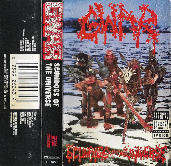 Gwar – Scumdogs Of The Universe - Cassette