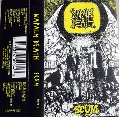 Napalm Death  Scum - Cassette