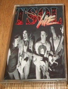 T.S.O.L.  Live - Cassette