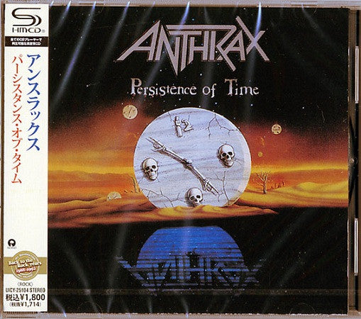 Anthrax  Persistence Of Time - Cd Japones
