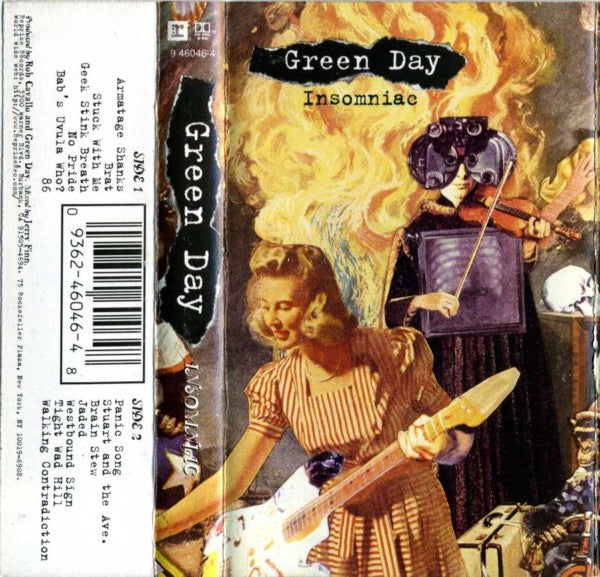 Green Day – Insomniac - Cassette