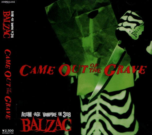 Balzac – Came Out Of The Grave - CD JAPONES
