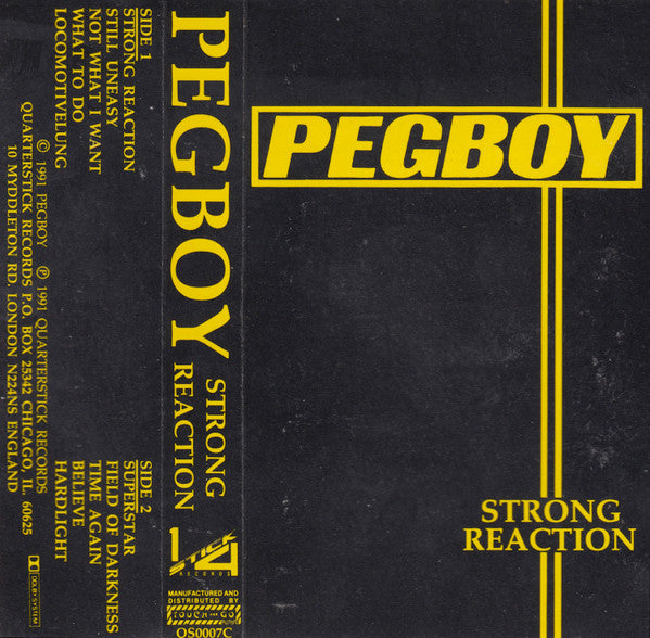 Pegboy  Strong Reaction - Cassette