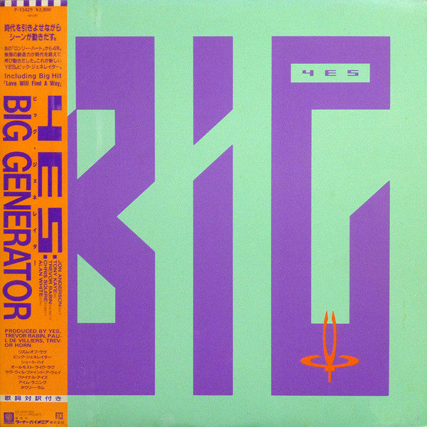 Yes – Big Generator - Vinilo Japonés
