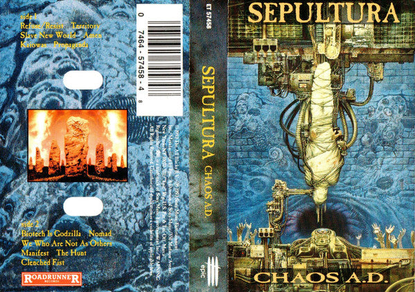 Sepultura  Chaos A.D. - Cassette