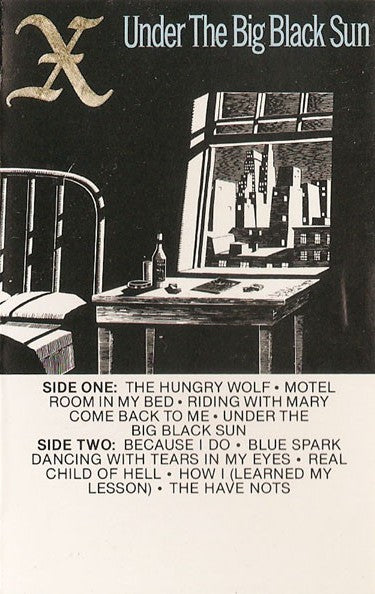 X (5) – Under The Big Black Sun - Cassette