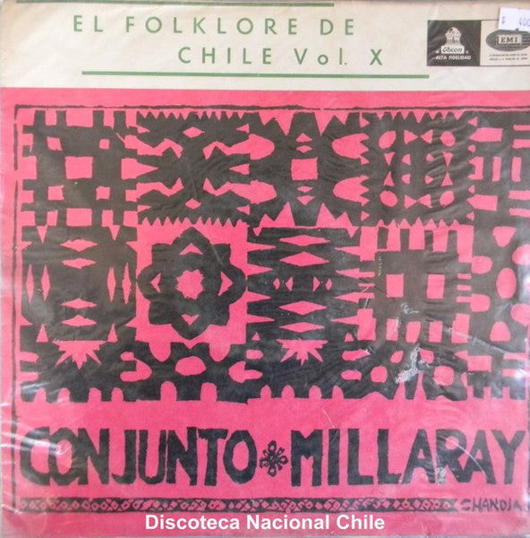 Conjunto Millaray – Geografia Musical De Chile - Vinilo de epoca edición Chilena