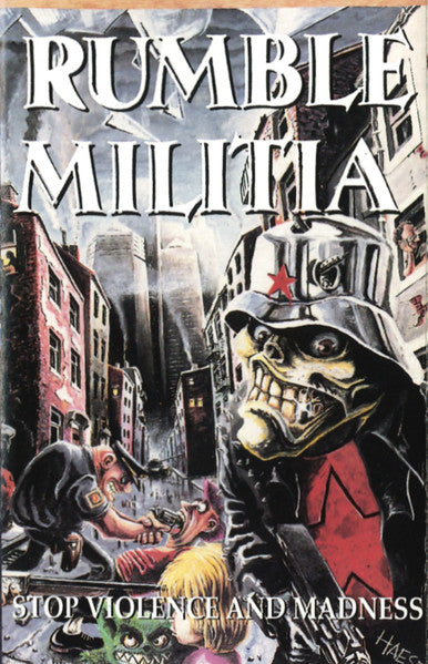 Rumble Militia  Stop Violence And Madness - Cassette