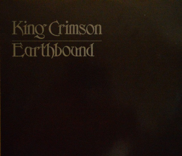 King Crimson – Earthbound - Vinilo Japonés (Sin Obi)