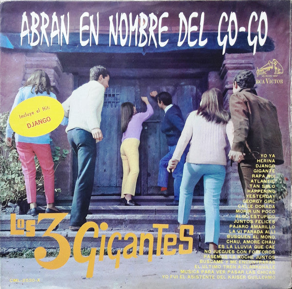 Los 3 Gigantes – Abran En Nombre Del Go-Go - Vinilo de epoca edición Chilena