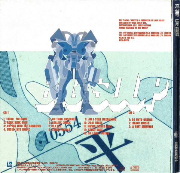Luke Vibert – Big Soup - CD Japonés (Con Obi)