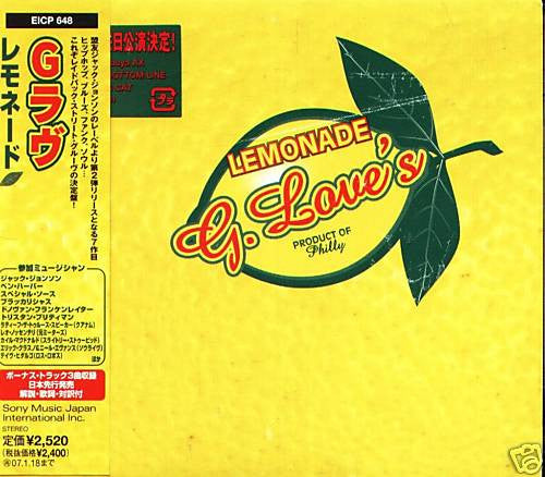 G. Love – Lemonade - CD JAPONES OFERTA