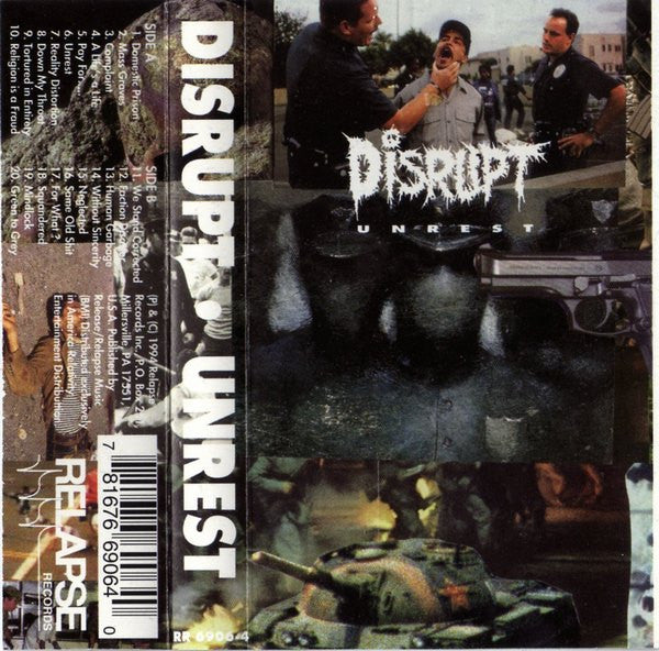 Disrupt  Unrest - Cassette