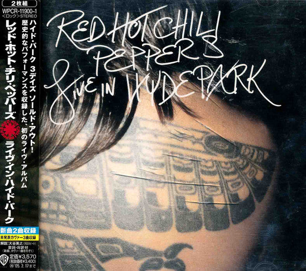 Red Hot Chili Peppers – Live In Hyde Park - CD JAPONES