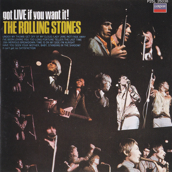 The Rolling Stones – Got Live If You Want It! CD Japones
