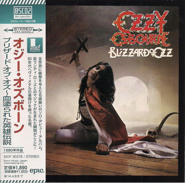 Ozzy Osbourne  Blizzard Of Ozz - Cd Japones