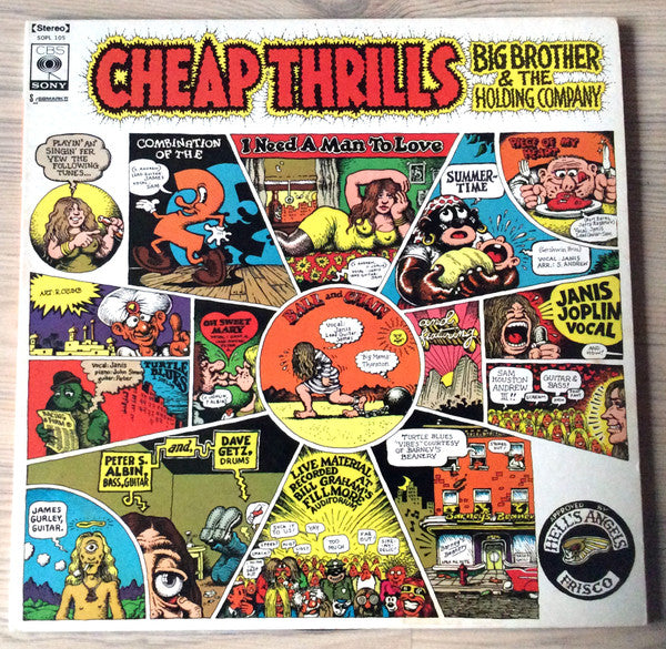 Big Brother & The Holding Company – Cheap Thrills - Vinilo Japonés (Sin Obi)