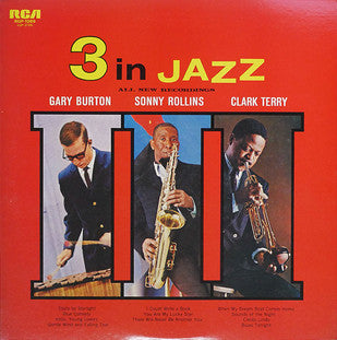 Gary Burton / Sonny Rollins / Clark Terry – 3 In Jazz - VINILO JAPONES