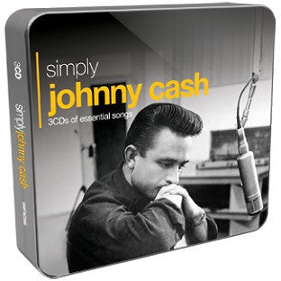 Johnny Cash – Simply Johnny Cash (3CDs Of Essential Songs) - METALIC BOX