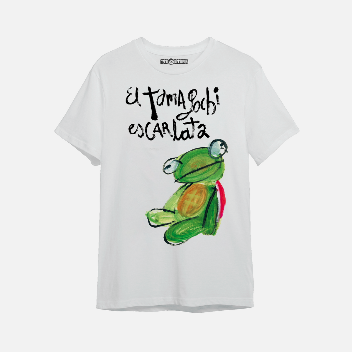 El Camino Picture - Polera Blanca El Tamagochi Escarlata