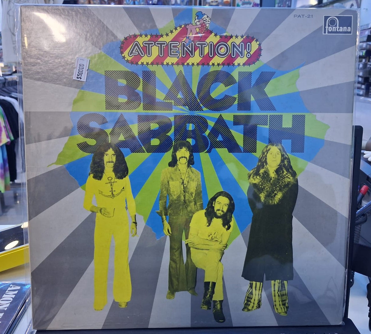 Black Sabbath – Attention! Black Sabbath - Vinilo Japones