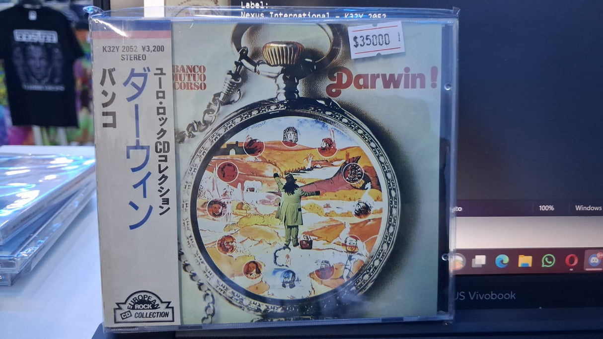 Banco Del Mutuo Soccorso  Darwin! - Cd Japones