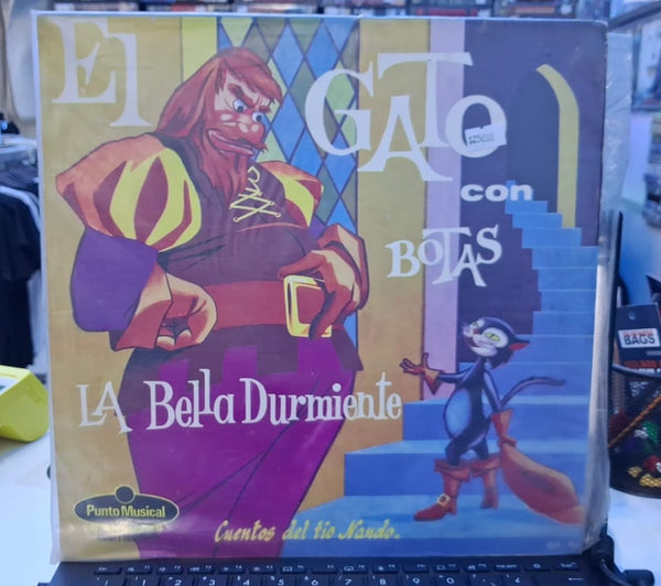 Gato con botas / Bella Durmiente - Vinilo Chilena de epoca