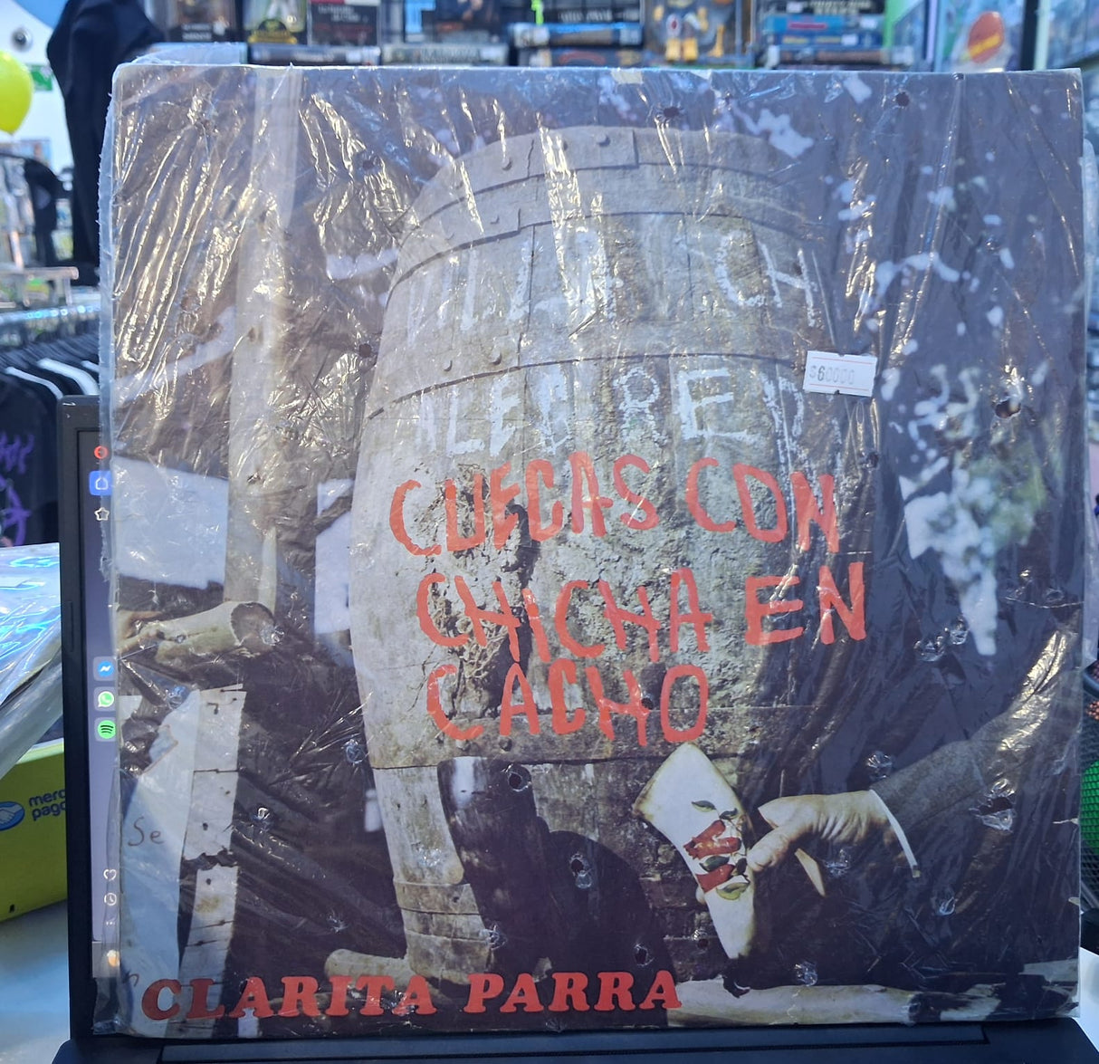 Clarita Parra - cuecas con chicha en cacho - VINILO DE EPOCA