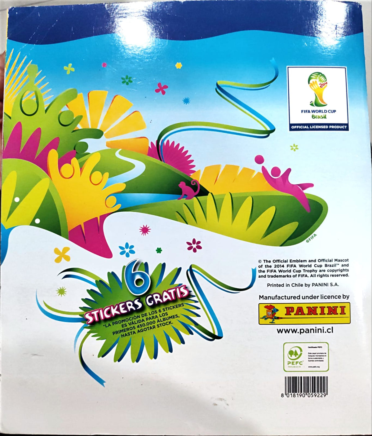 Panini Album Oficial Copa Mundial Brasil 2014 - Con laminas - Incompleto