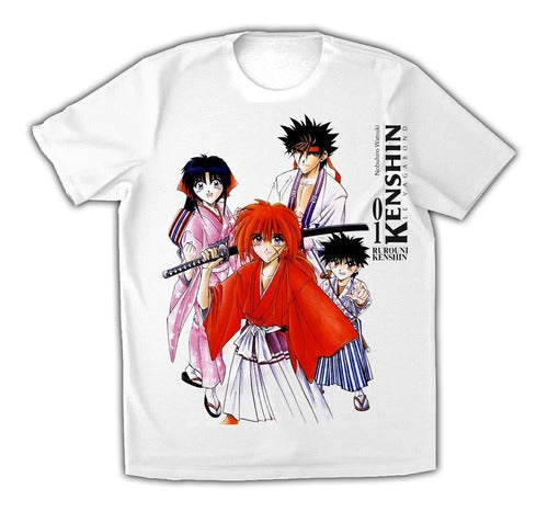 Samurai X Kenshin - Polera Anime Manga - Polera