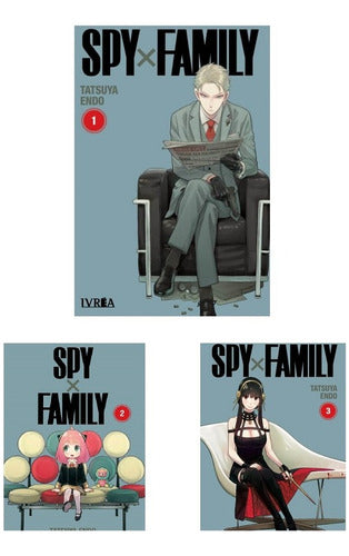 Pack Spy Family  Tomos 1, 2 Y 3 Ivrea Arg. + Regalo