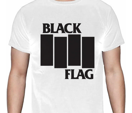 Black Flag - Logo - Polera