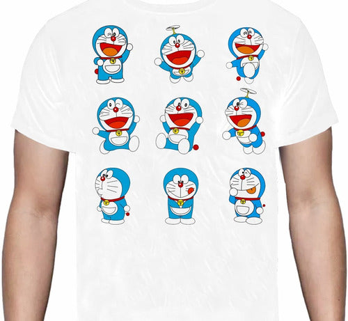 Doraemon Poses - Gato Cosmico - Polera