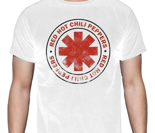 Red Hot Chili Peppers - Logo - Polera